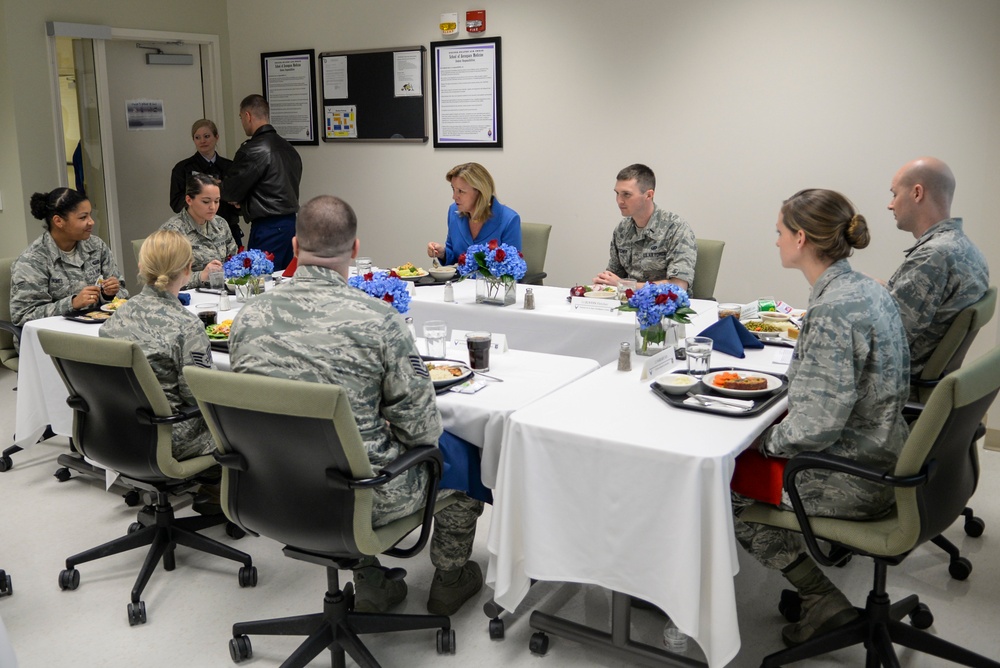 Secretary of the Air Force visits Wright-Patterson AFB