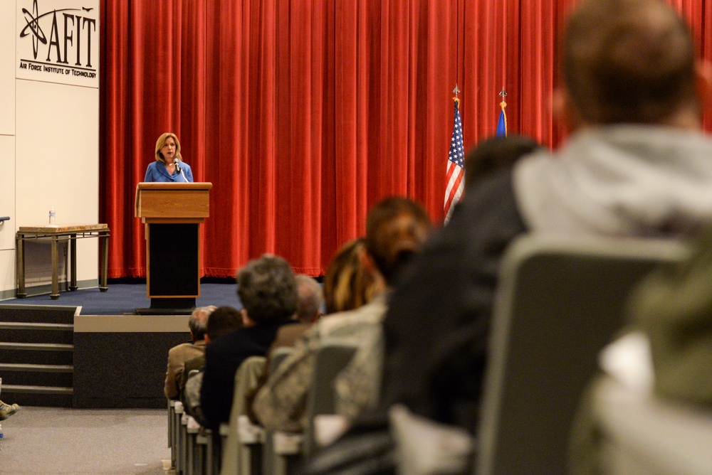 Secretary of the Air Force visits Wright-Patterson AFB