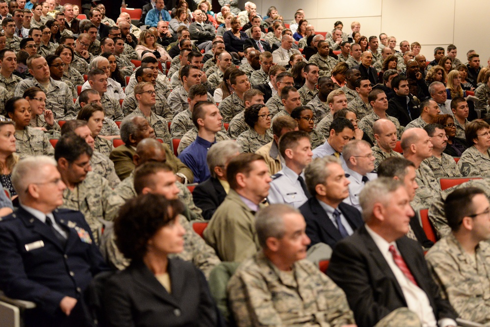 Secretary of the Air Force visits Wright-Patterson AFB