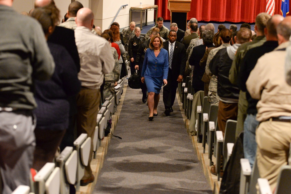 Secretary of the Air Force visits Wright-Patterson AFB