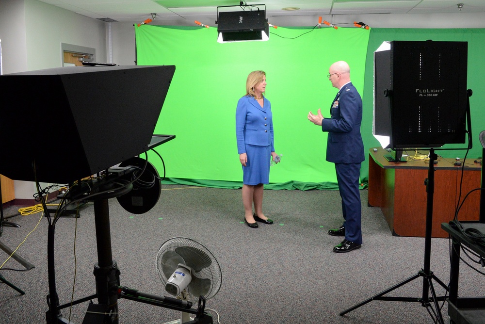 Secretary of the Air Force visits Wright-Patterson AFB