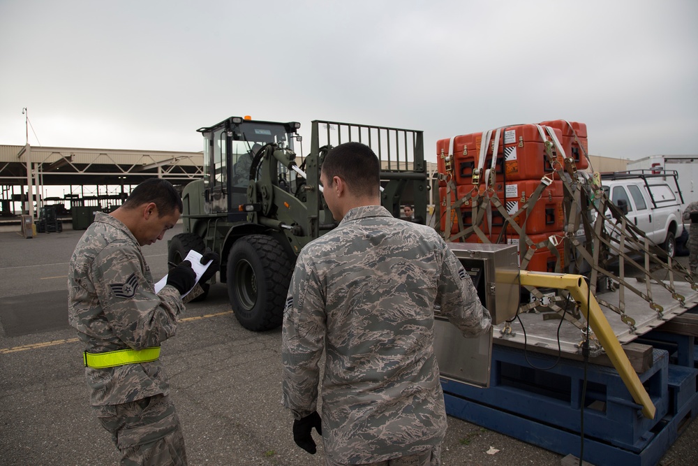 349th Aerial porters exercise primary job skills
