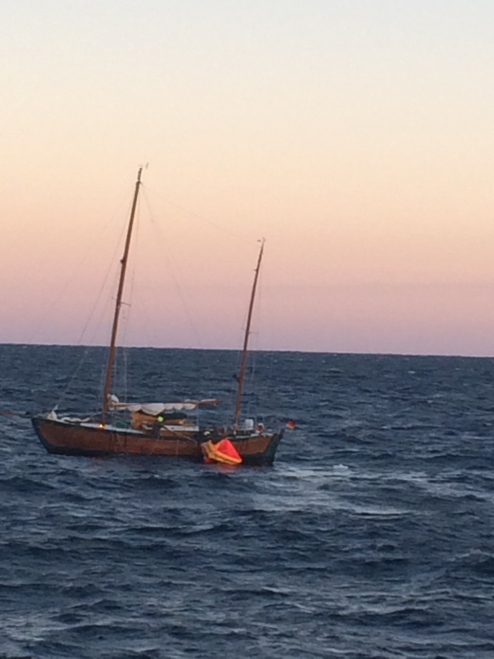 Coast Guard Cutter Shearwater rescues boaters