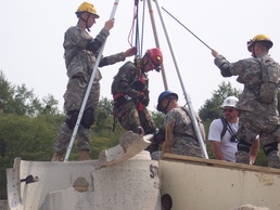Local Guard train in search and extraction