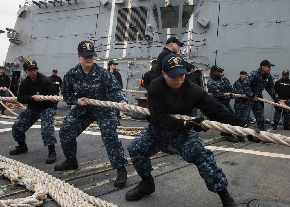 USS Forrest Sherman action