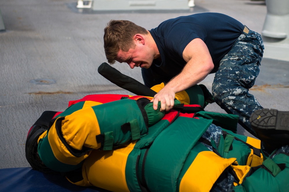 USS Anchorage action