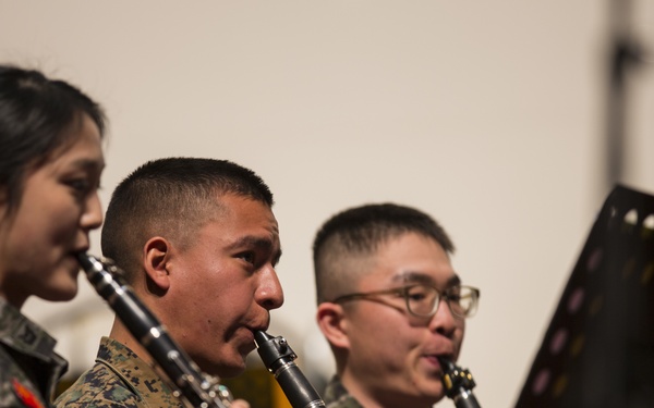 U.S. Marine Corps Band and ROK Marine Corps Band perform in CMCC CPX