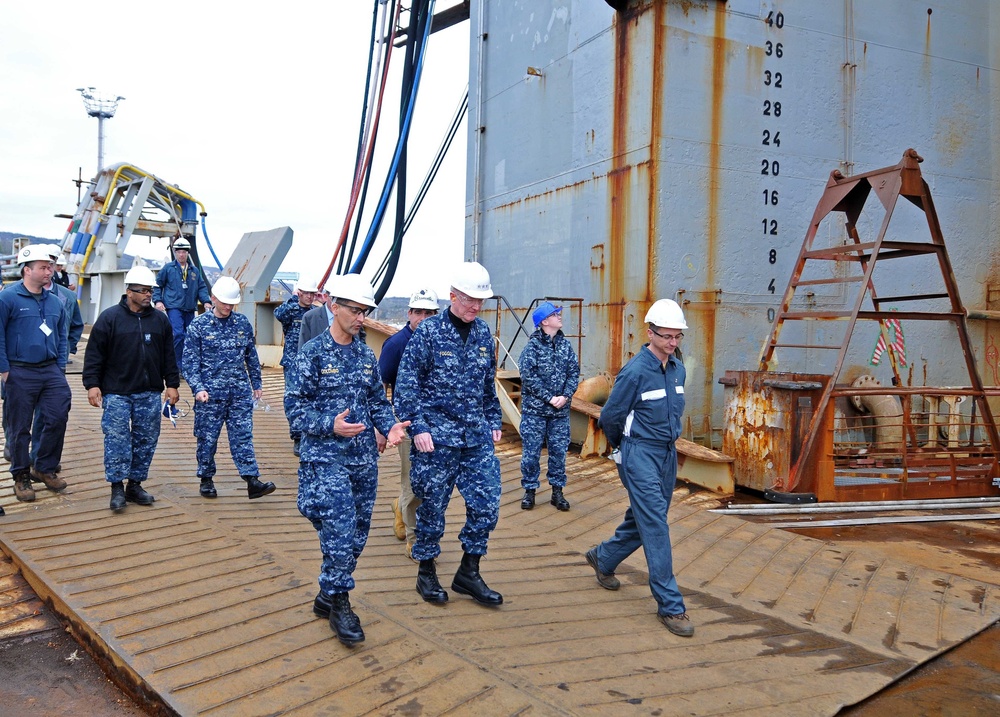 Vice Adm. Foggo III visits USS Mount Whitney