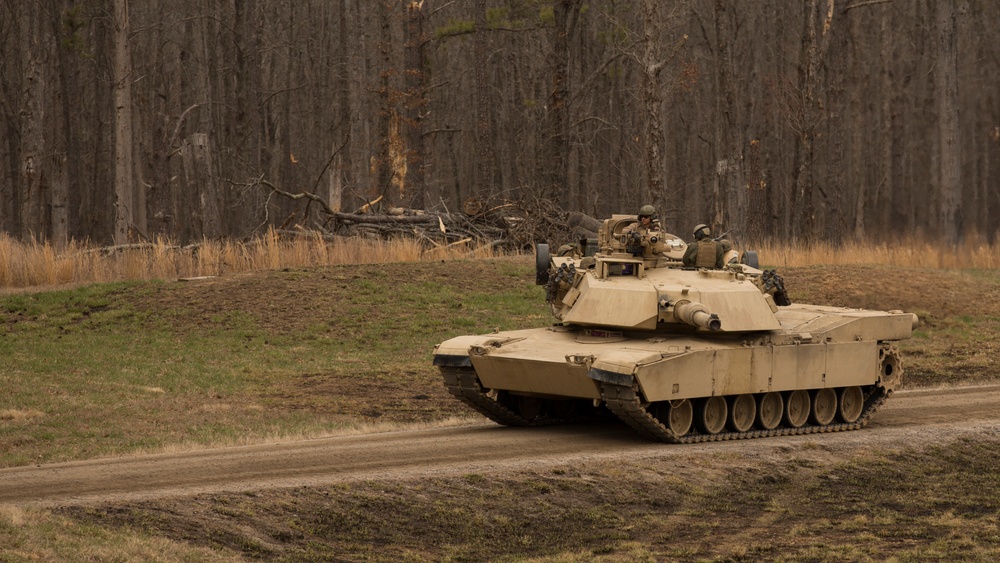On the move: 2nd Tank Battalion conducts tactical road march