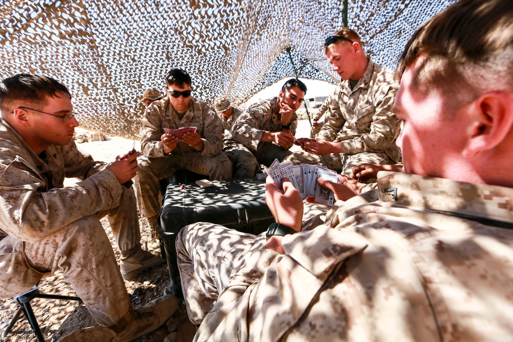 15th MEU Marines train in Sandbox