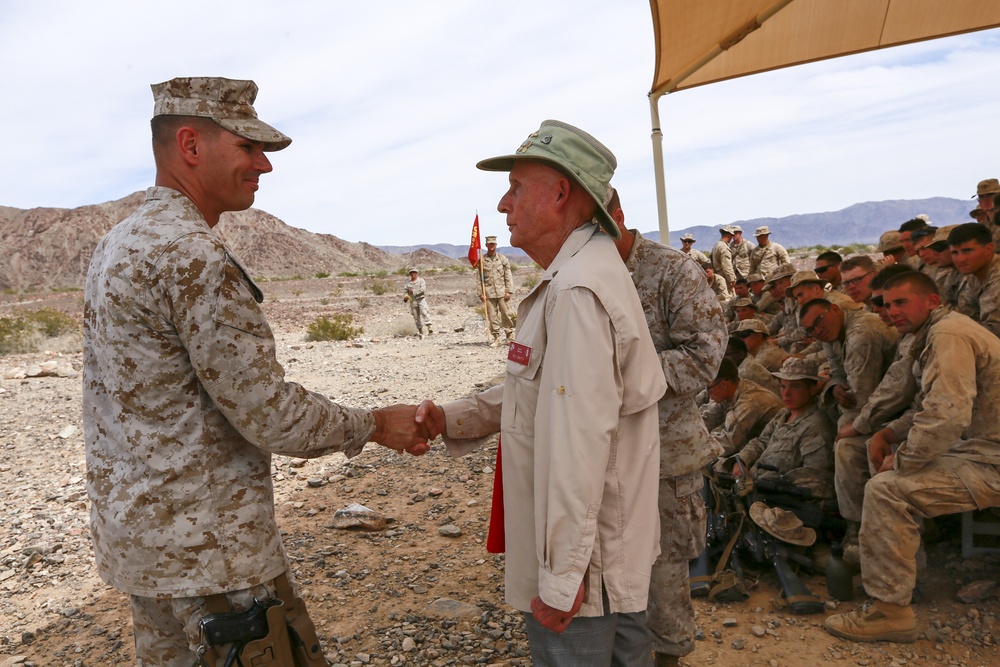 15th MEU Marines train in Sandbox