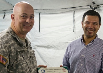 BTH-15 certificate of appreciation awarded