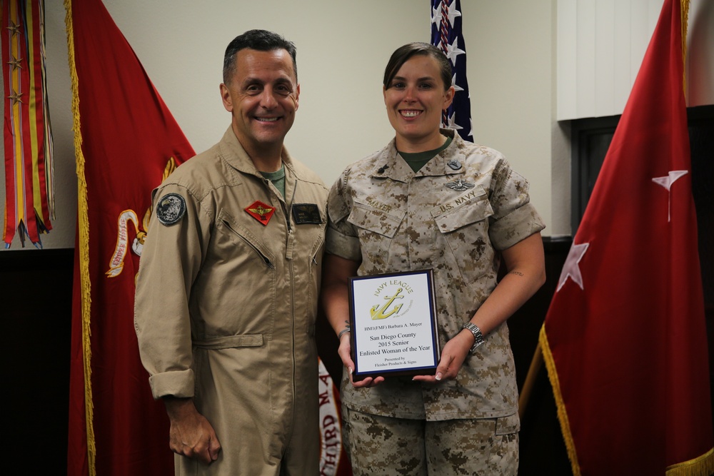 Two female Sailors awarded for outstanding service