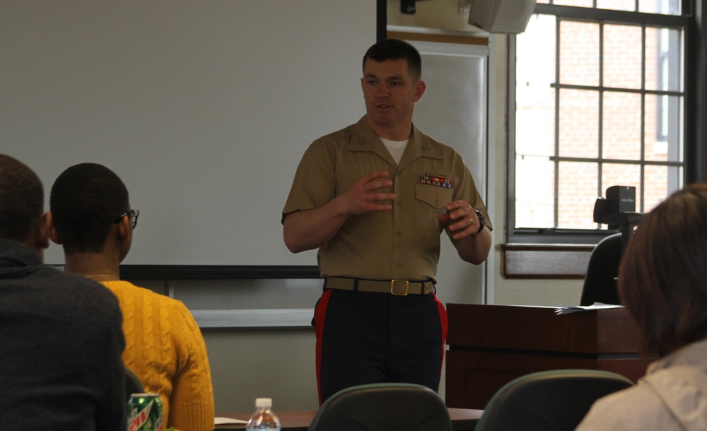 Marine Corps Leadership Seminar Visits Central North Carolina