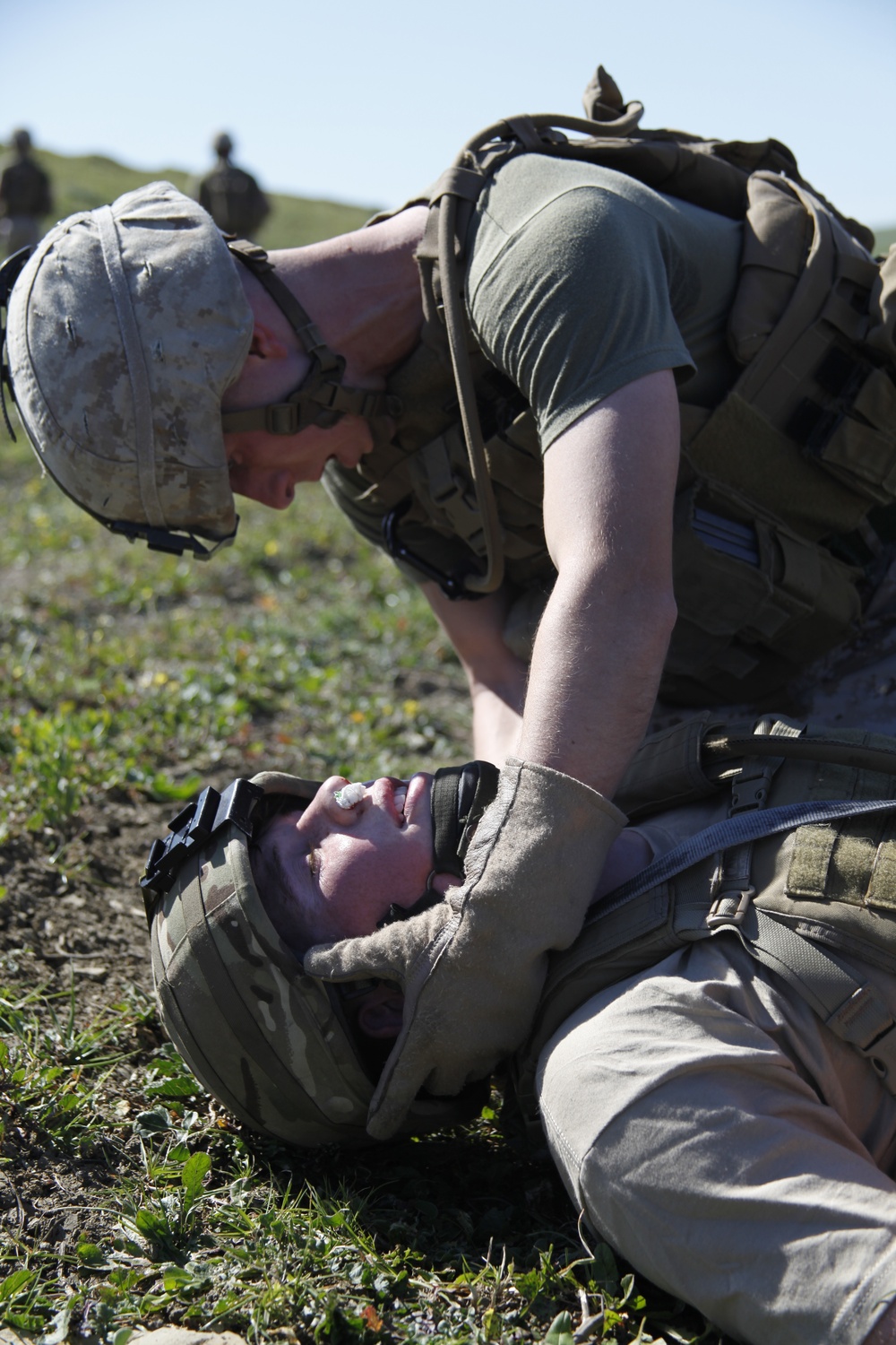 Security Force Marines Conduct Trilateral Training during Lisa Azul