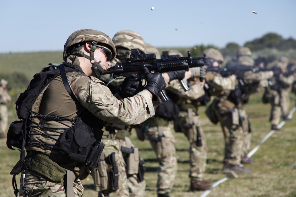 Security Force Marines conduct trilateral exercise during Lisa Azul