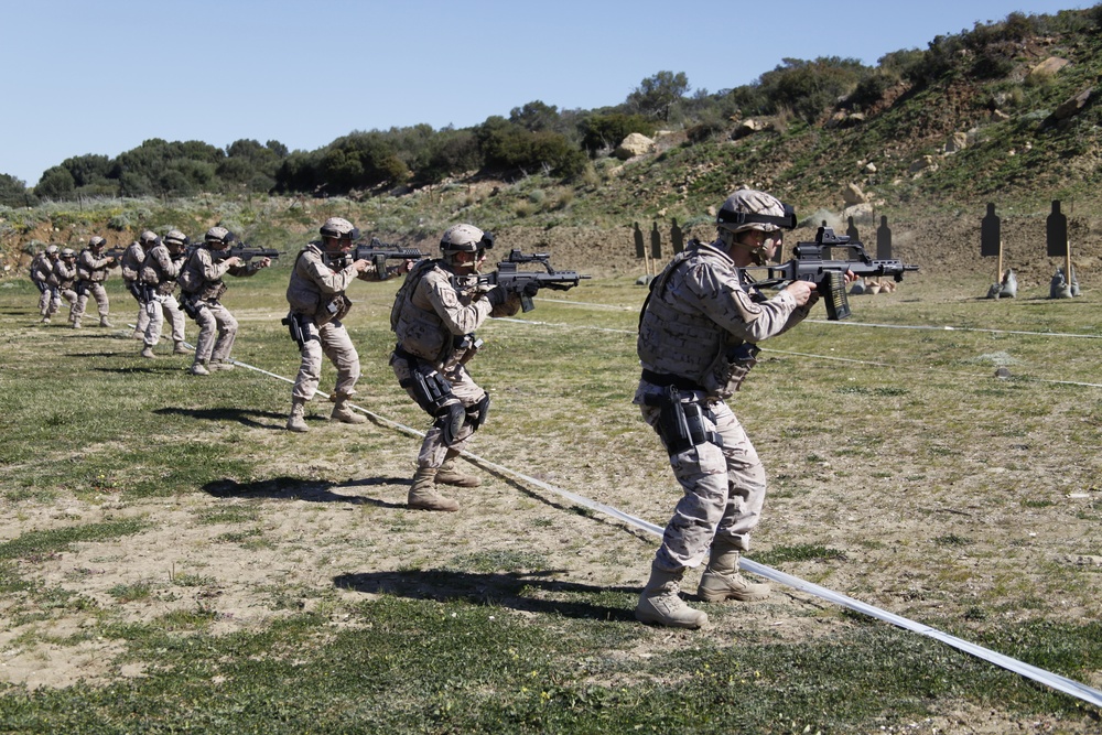 Security Force Marines conduct trilateral exercise during Lisa Azul