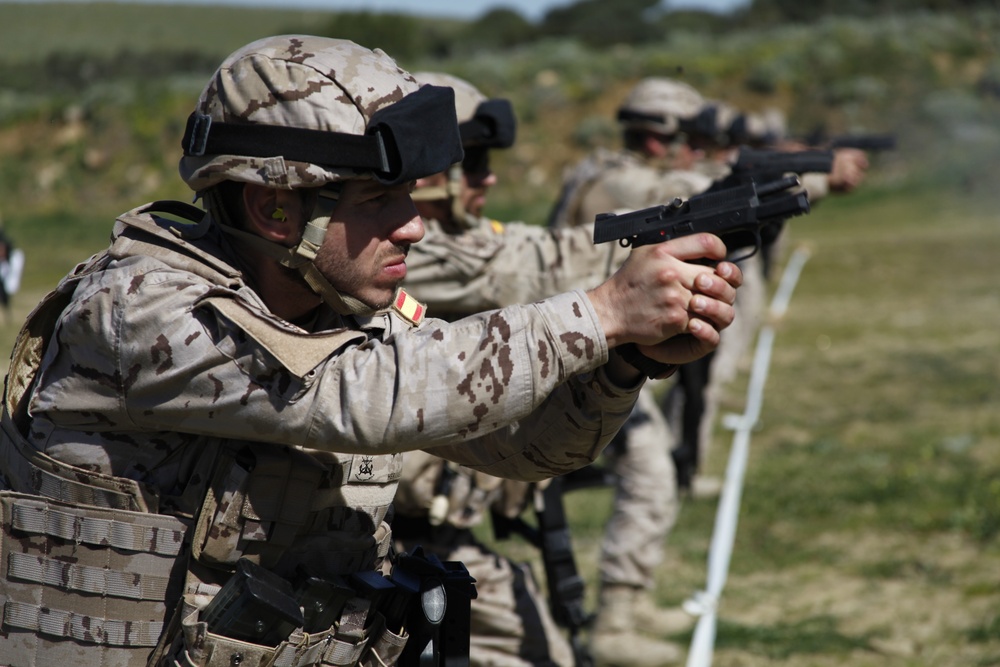 Security Force Marines conduct trilateral exercise during Lisa Azul