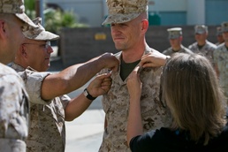 Master Gunnery Sgt. Draffen Promotion