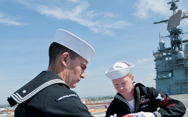 USS Peleliu decommissioning ceremony