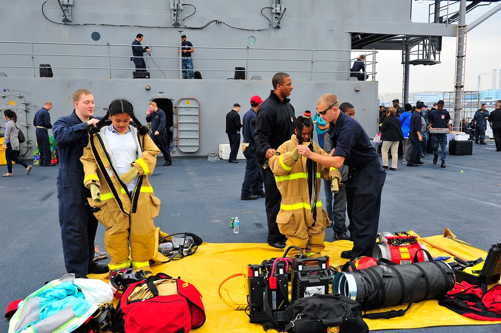 USS Blue Ridge action