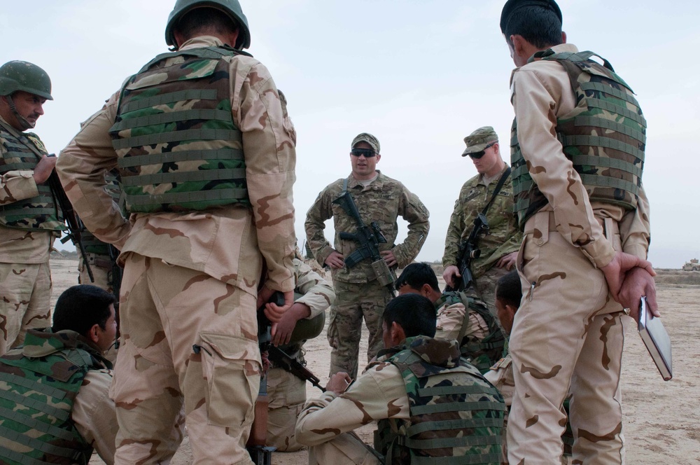 2-505 PIR conducts BPC training with Iraqi forces