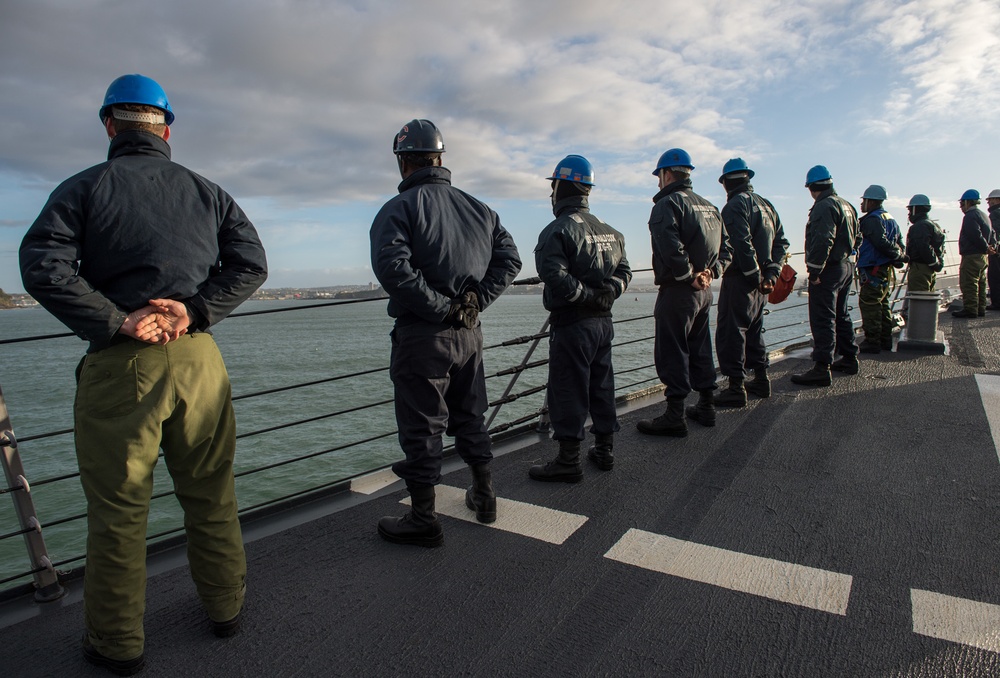USS Donald Cook operations