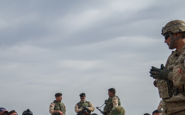 Iraqi soldier responds to 82nd Airborne class