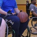 Wheelchairs collide at exhibition basketball game held at Smith Gym