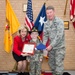 Texas Military Forces honors cancer fighter at honorary enlistment ceremony