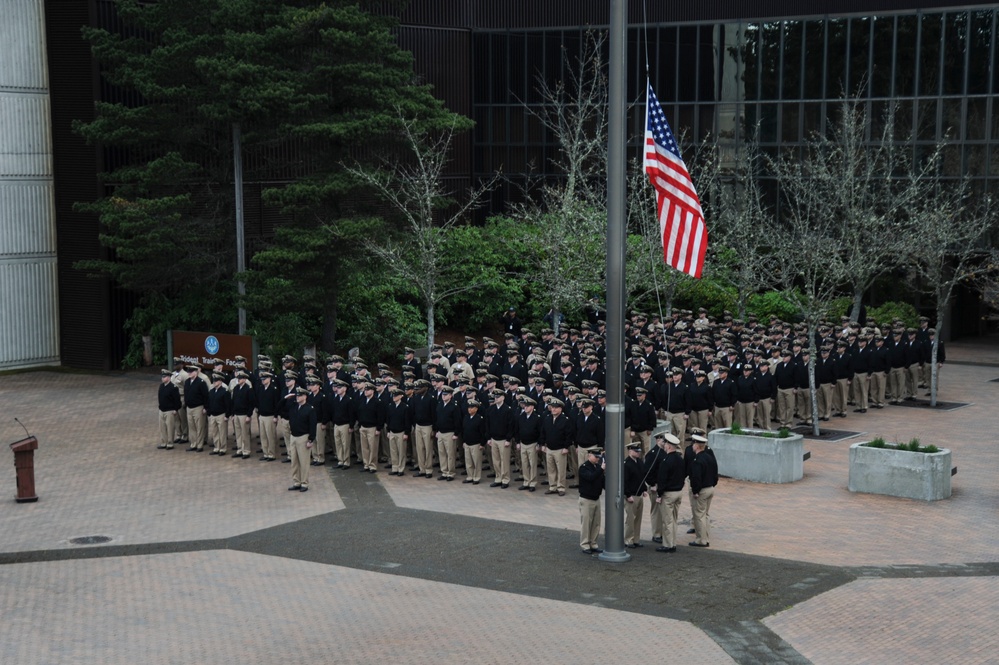 Northwest Chiefs Mess observes colors for Navy's 122nd chief's birthday