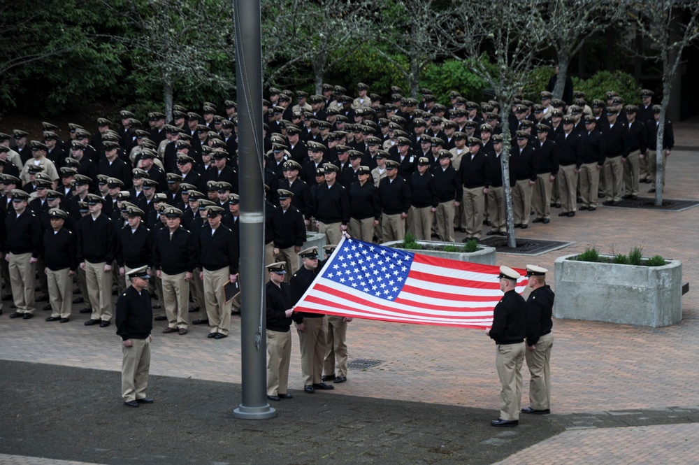 Northwest Chiefs Mess observes colors for Navy's 122nd chief's birthday