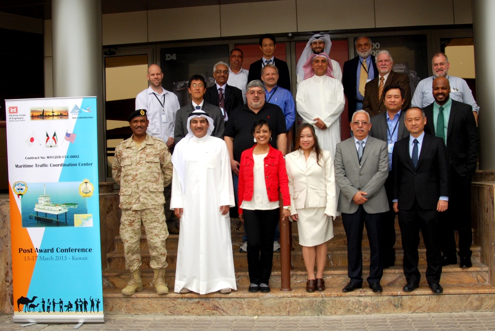 Partnering meeting participants gather for photo