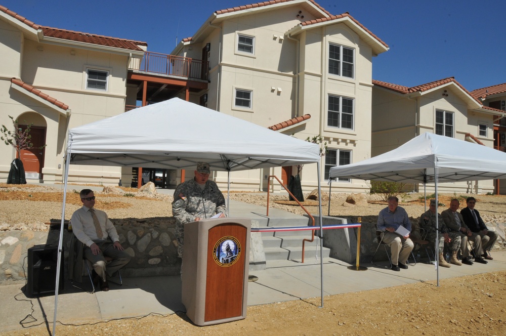 New Soldier Housing at Fort Hunter Liggett