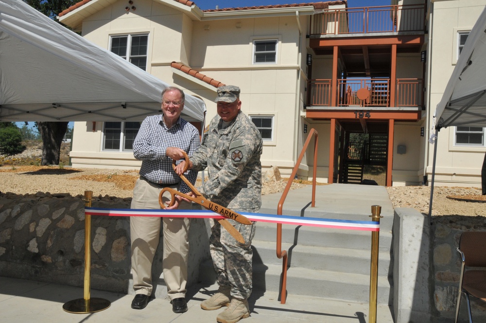 New Soldier Housing at Fort Hunter Liggett