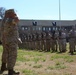 Marines salute Sergeants Major during pass and review