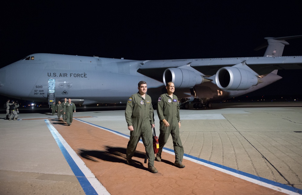 Travis aircrew makes history