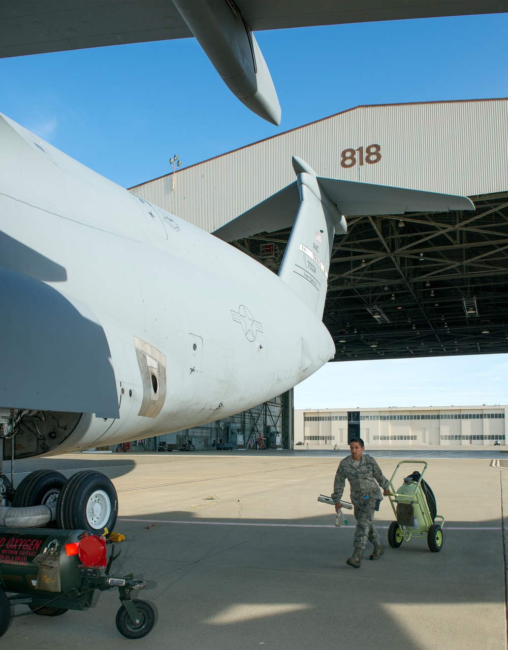 Travis AFB C-5 M Super Galaxy record set, April 2015