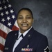 Official portrait, uncovered, of US Air Force Master Sgt. Rachel M. Bostic