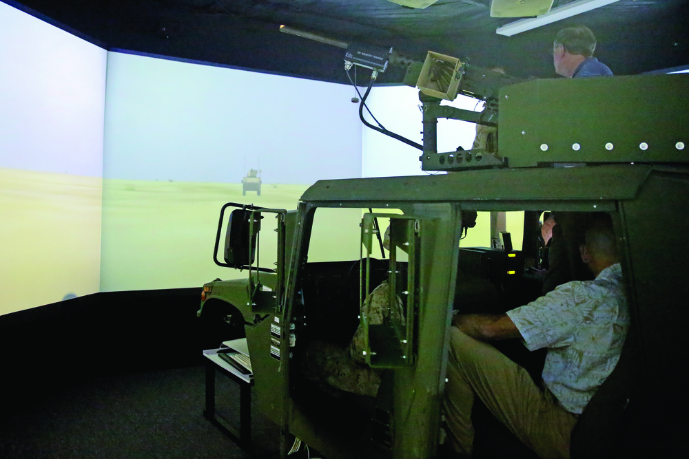 Nugent visits MCB Hawaii: Congressman rides with Marines in simulated convoy