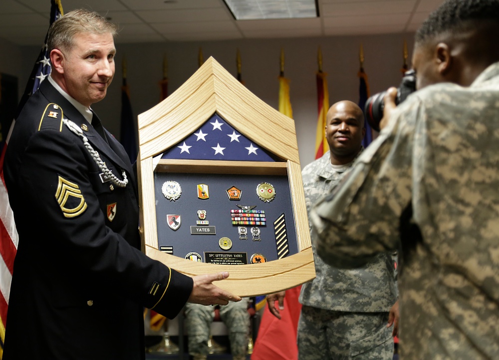Sgt. 1st Class Lyttleton Yates Retirement Ceremony
