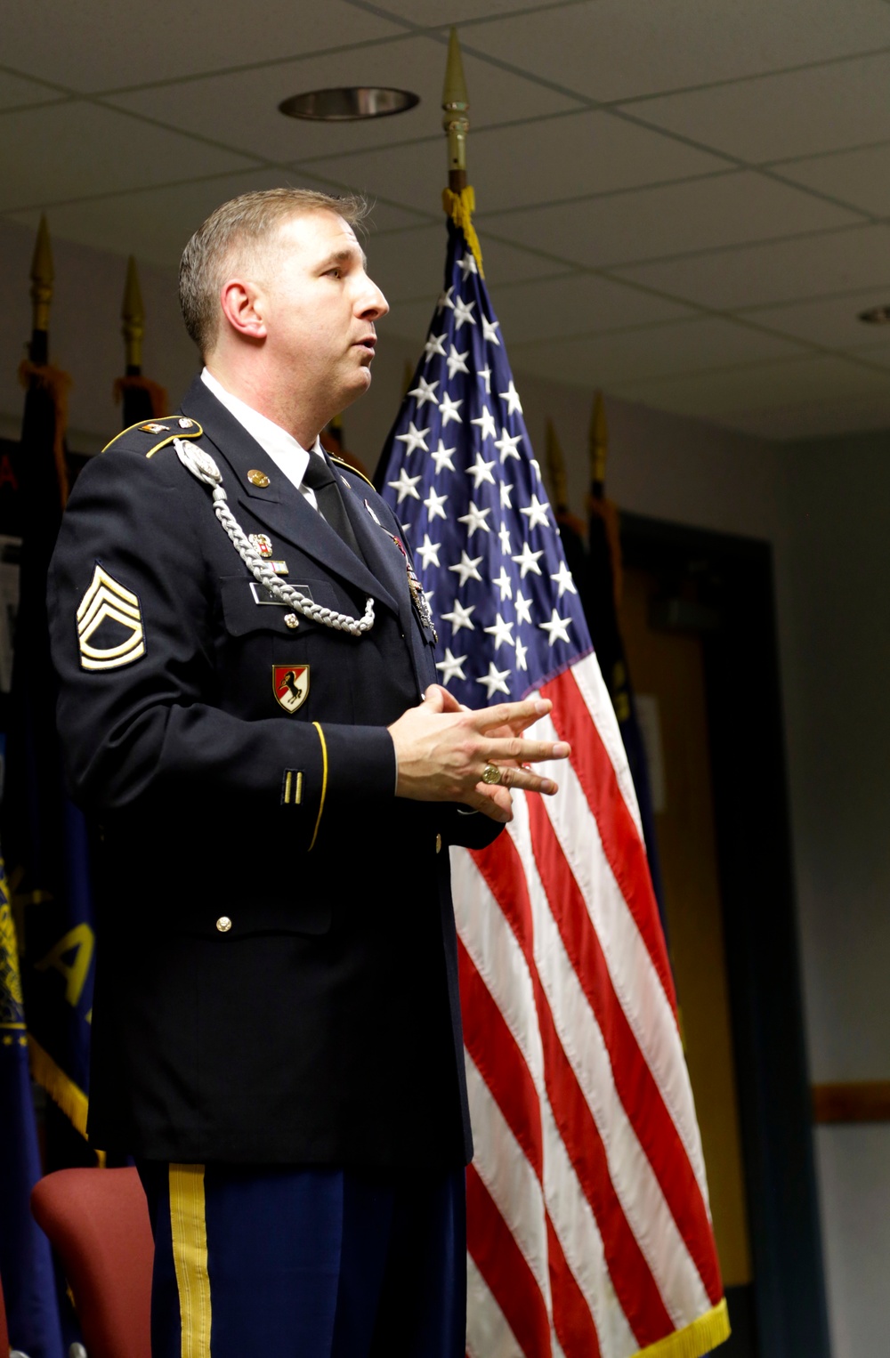 Sgt. 1st Class Lyttleton Yates Retirement Ceremony