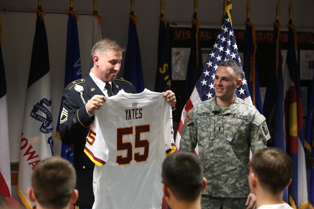 Sgt. 1st Class Lyttleton Yates retirement ceremony