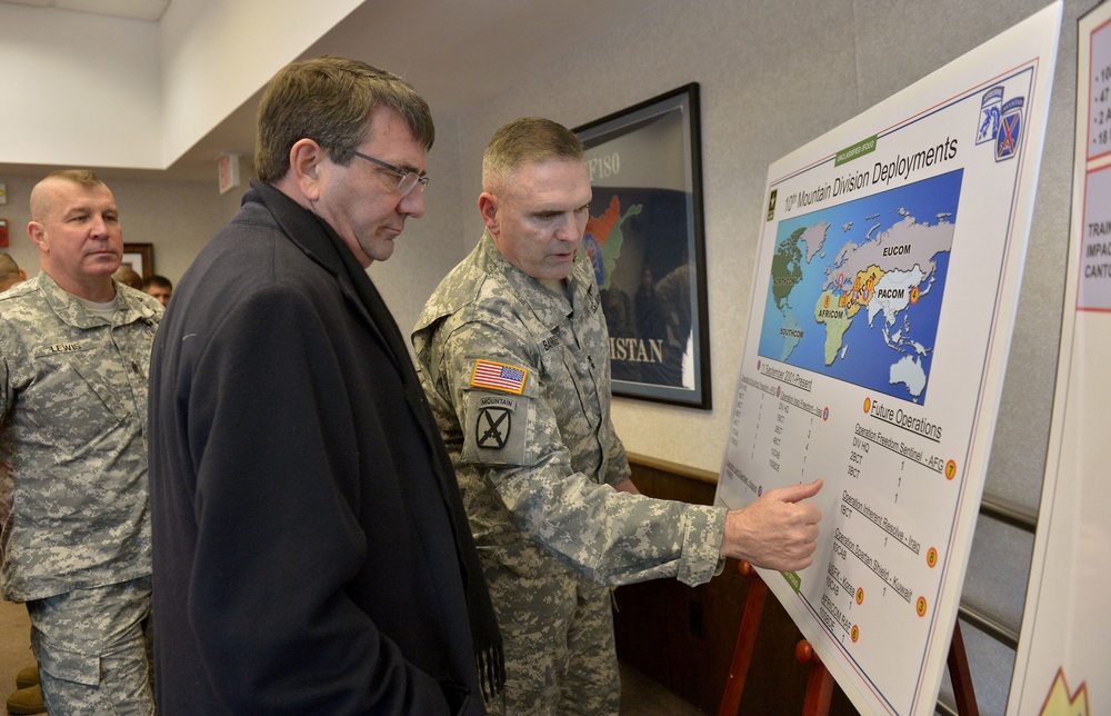 Secretary of defense visits Fort Drum