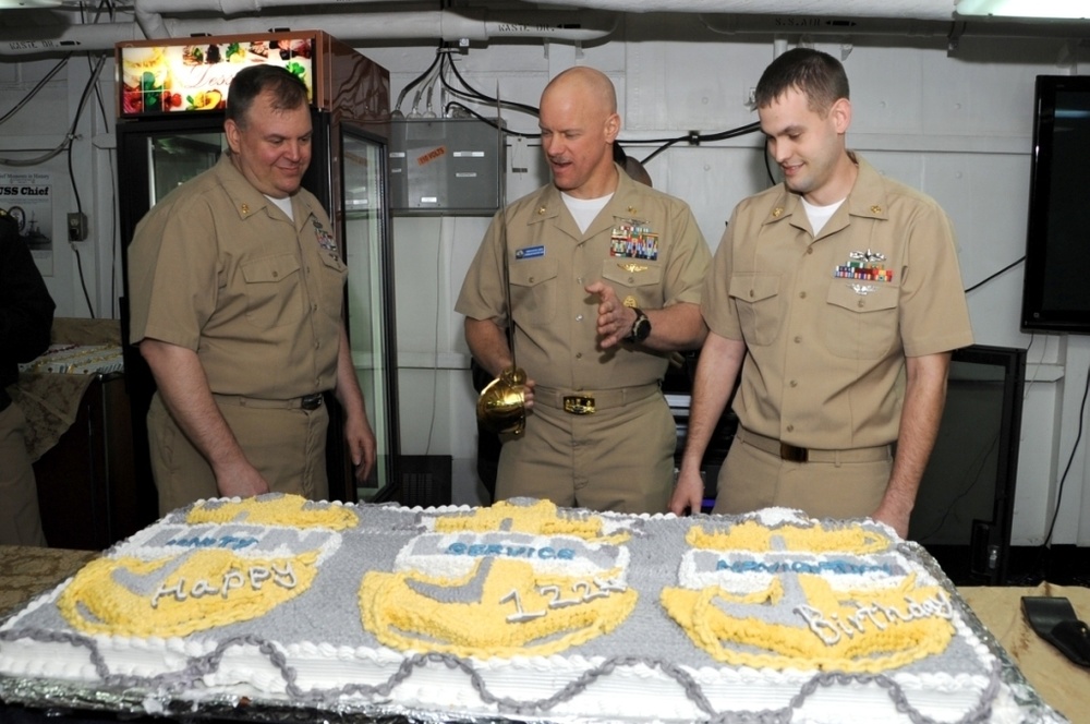 Navy Chief 122nd birthday