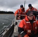 Coast Guard Cutter Elderberry sets the Mendenhall Bar