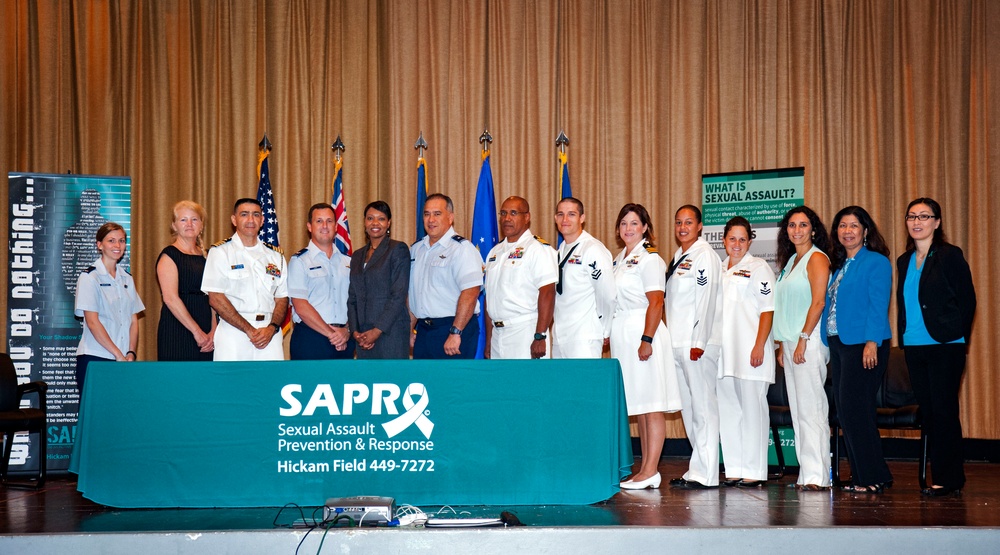 Sexual Assault Awareness and Prevention Month (SAAPM) proclamation ceremony, JBPHH