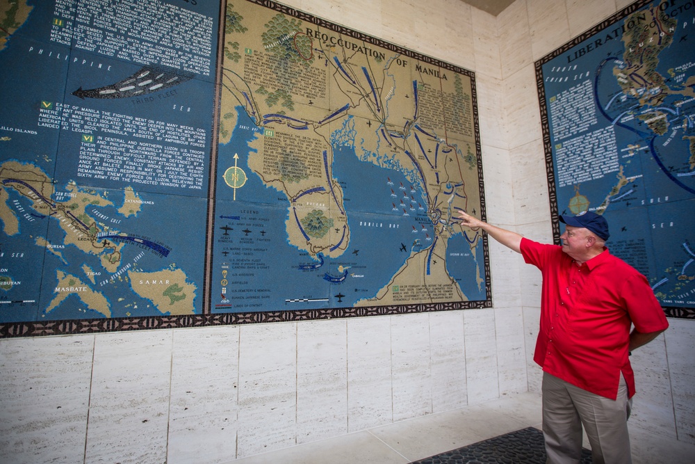 IMEF Marines tour Manila American Cemetary