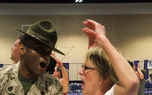 Marines Conduct Coaches' Workout
