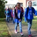 Ramstein youth walk in Airmen boots